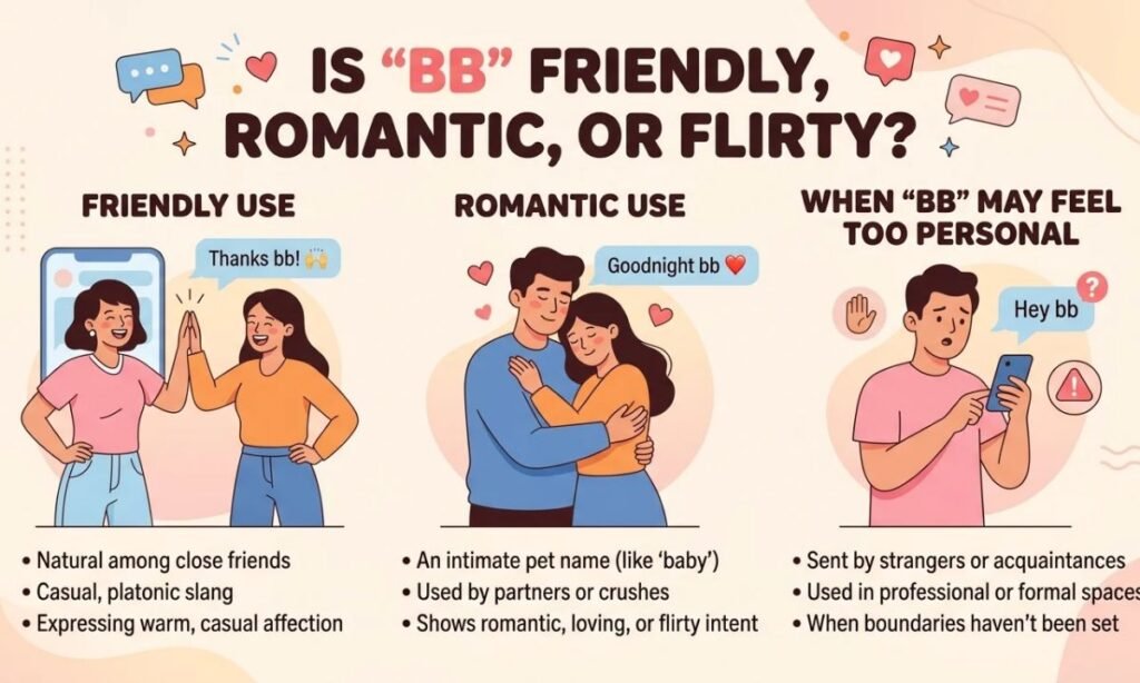 Is BB Friendly, Romantic, or Flirty_