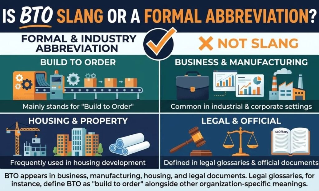 Is BTO Slang or a Formal Abbreviation_