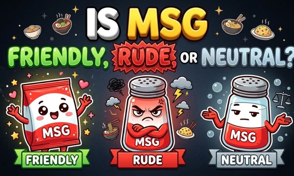 Is MSG Friendly, Rude, or Neutral_