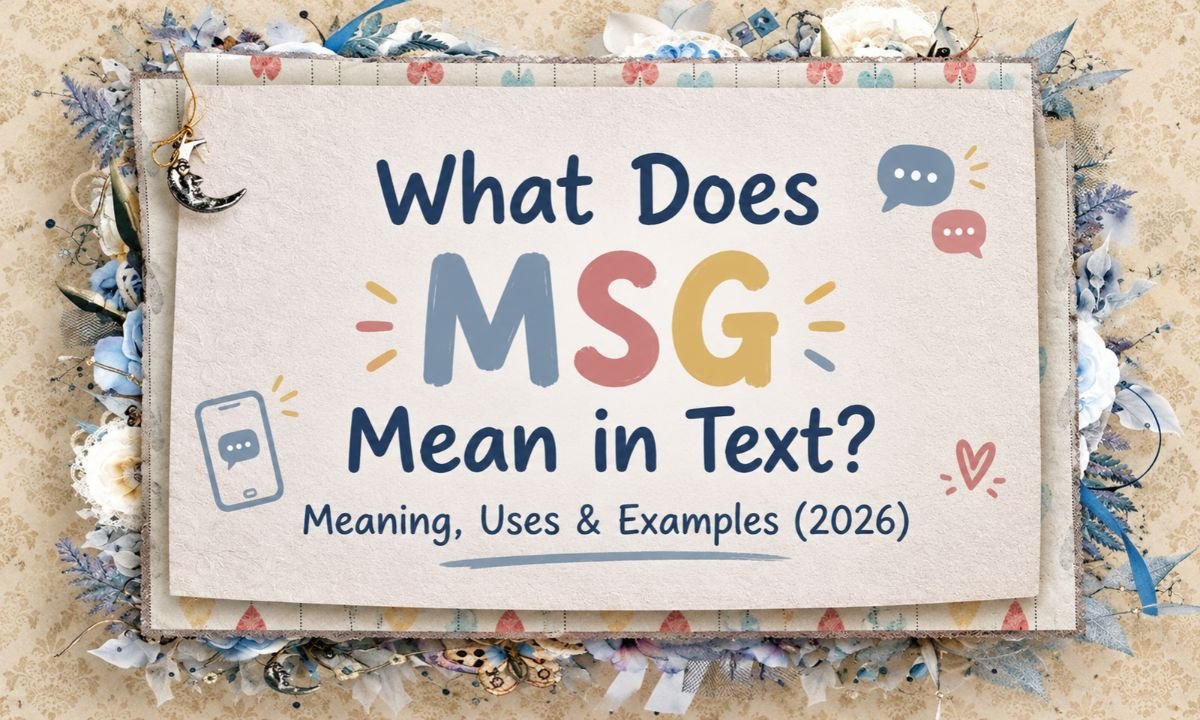 MSG Mean in Text