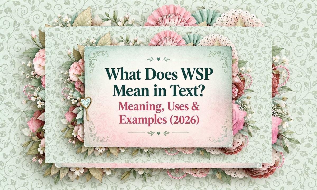 WSP Mean in Text