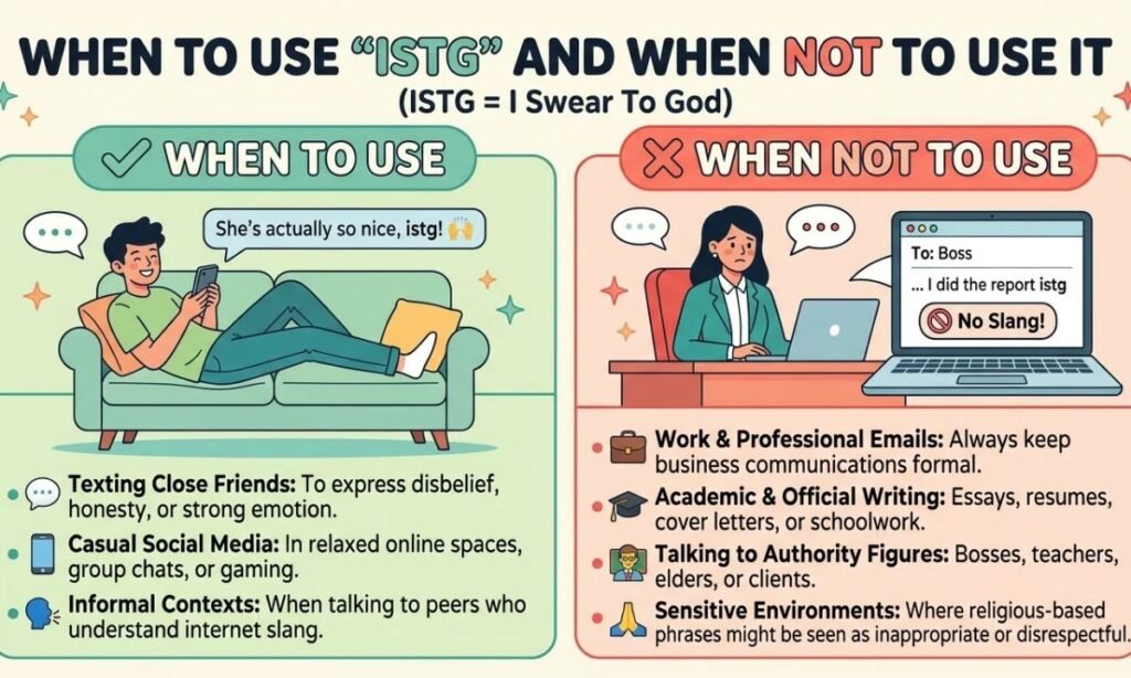 When to Use ISTG and When Not to Use It