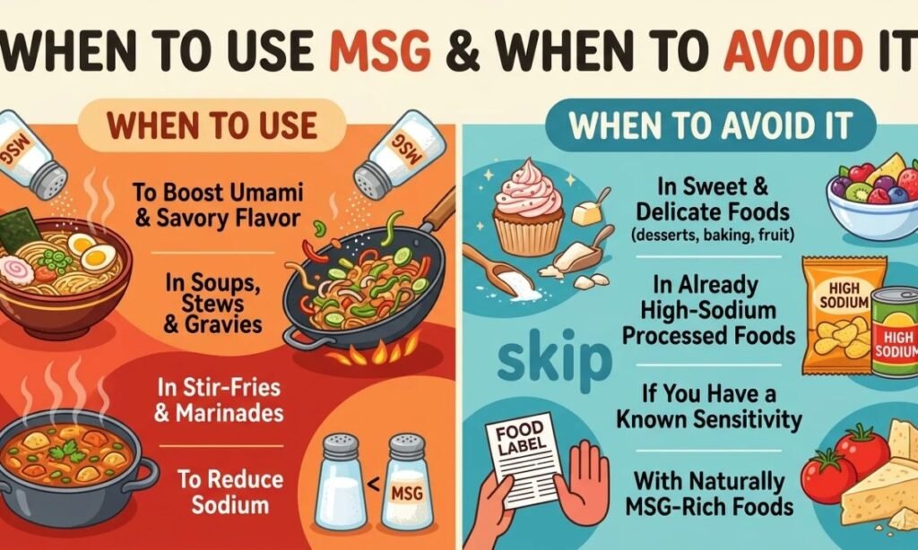 When to Use MSG and When to Avoid It